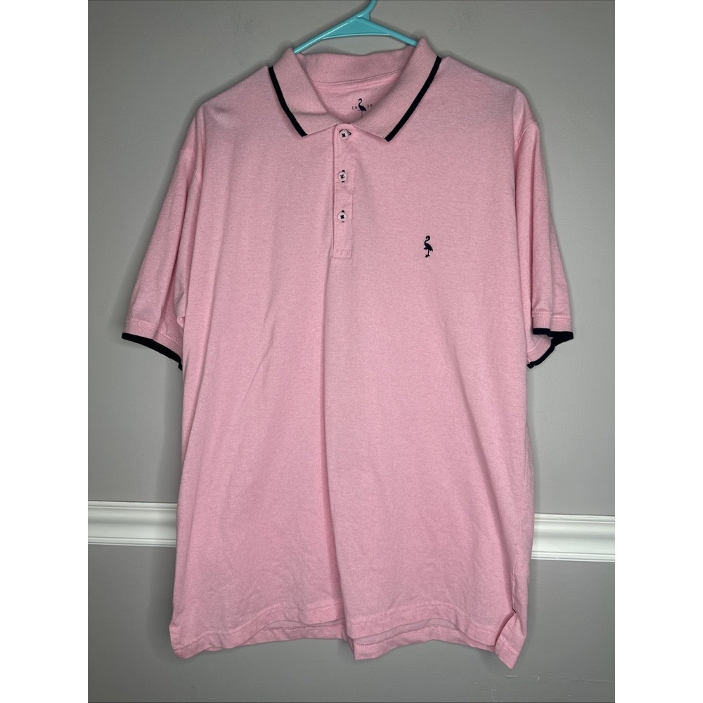 Tailorbyrd Men's 2XL Pink Golf Polo Shirt